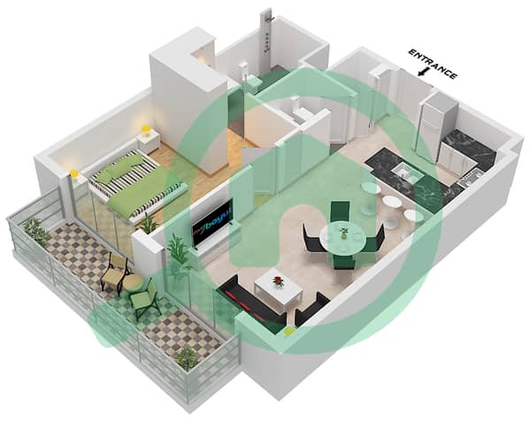 Type A3 Unit2-3,8-9 Floor 1-5
Type A4 Unit 1-2 Floor Ground