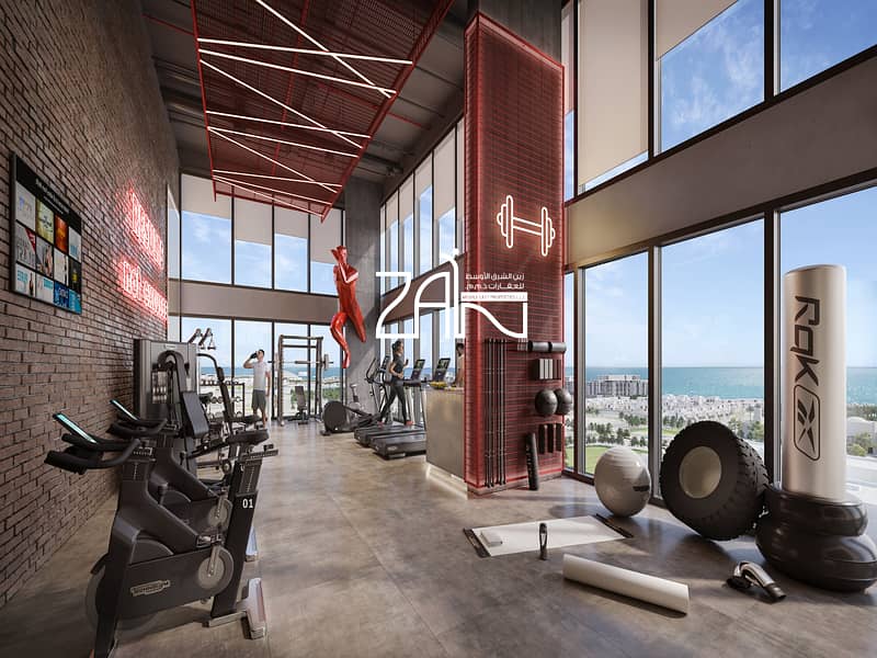 8 UA_AldarManaratResidences03_CGI15_GymSpace_03_10K. jpg