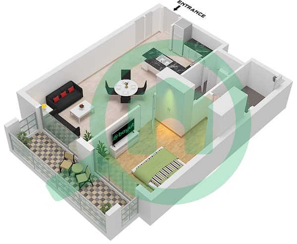 Type C1 Unit 6 Floor 1-5