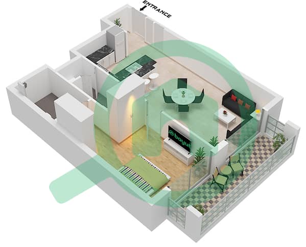 Type C3 Unit 5 Floor 1