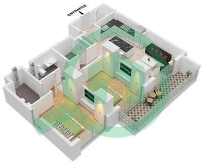 Hamilton House - 2 Bedroom Apartment Type/unit A / UNIT 12 Floor plan