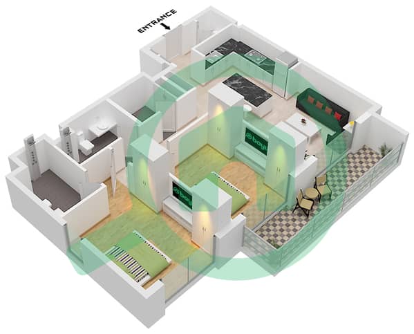 Type A Unit 12 Floor 1-5