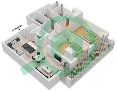 Hamilton House - 2 Bedroom Apartment Type/unit C / UNIT 19 Floor plan