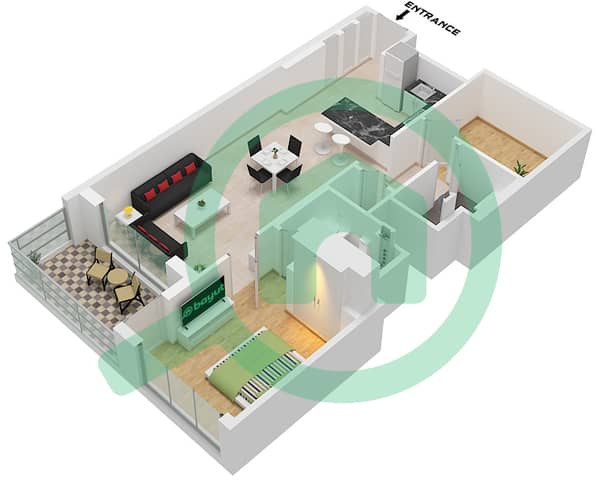 Type D Unit 7 Floor 10-19,22-33