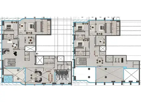 5 BR floor plan