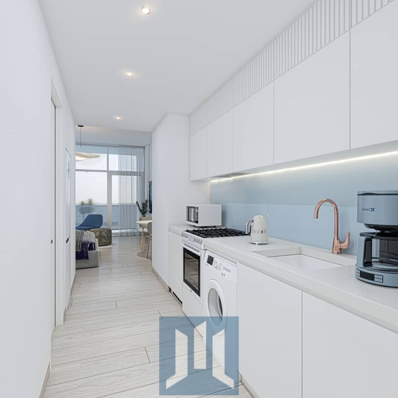6 Apartment units- Studio kitchen. jpg
