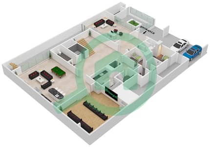 招牌别墅区 - 6 卧室别墅类型MAGNOLIA COLLECTION戶型图