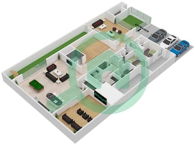招牌别墅区 - 6 卧室别墅类型ORCHID COLLECTION B戶型图