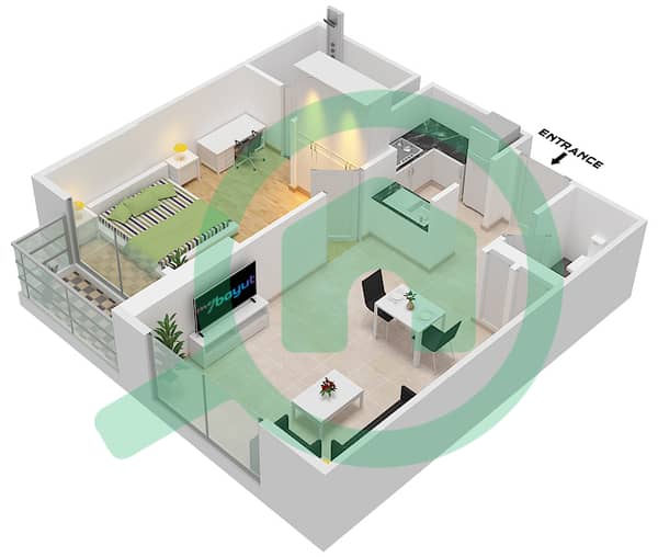 Type 3 Unit 4 Floor 2-13,15-25