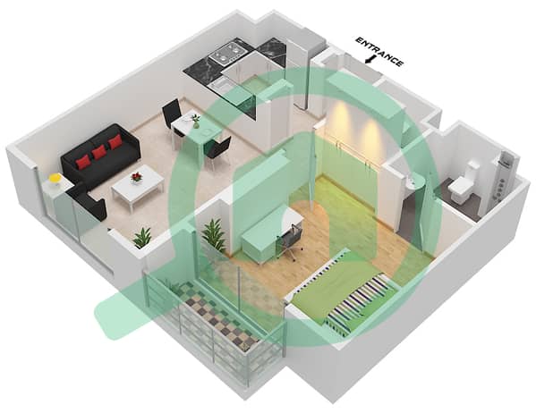 Type 7 Unit 8 Floor 2-13,15-25