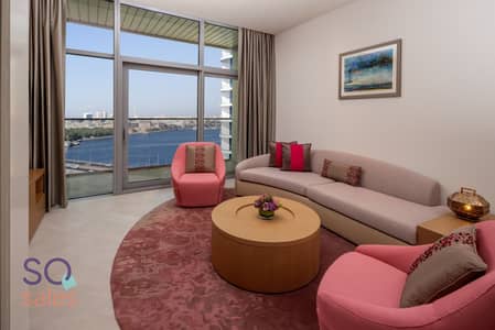 شقة فندقية 1 غرفة نوم للايجار في ديرة، دبي - One Bedroom Apartment Creek View Balcony. jpg