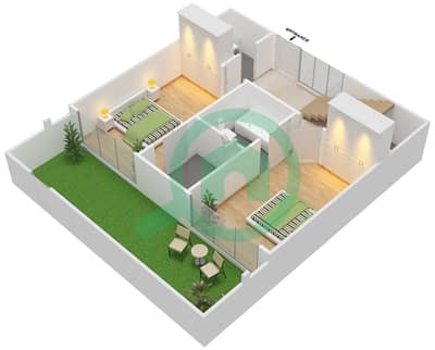 Pacific - 2 Bedroom Apartment Type BEACH DUPLEX Floor plan