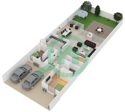 Palma Residences - 5 Bedroom Villa Type 1B Floor plan