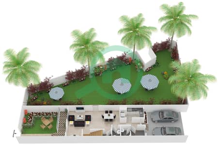 Lilac Park - 3 Bedroom Villa Type R Floor plan