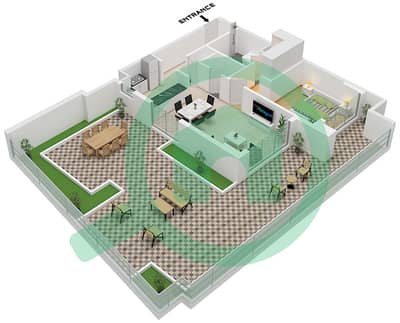 Avenue Residence 6 - 1 Bedroom Apartment Unit 5 FLOOR 1 Floor plan