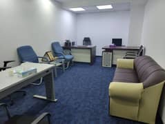 200 sft Fully Furnished Office Near City Center Metro Station Port Saeed for only AED 30,000