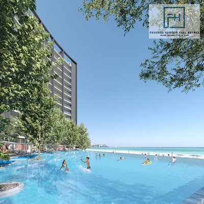 3 Cпальни Апартамент Продажа в Аль Рифа, Шарджа - pool-corner-02-B. jpg