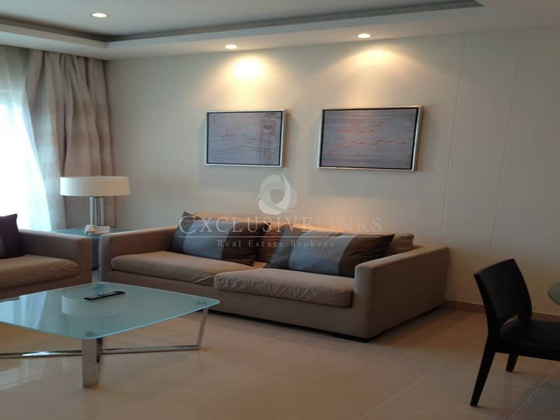 2 bed furnished apartment for rent near Metro
