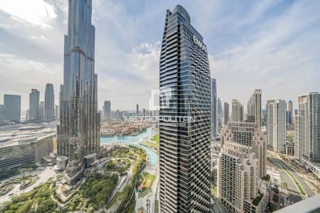 3 Bedroom Apartment for Rent in Downtown Dubai, Dubai - Full Burj and Fountain View | High Floor