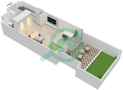 Shaista Azizi - Studio Apartment Unit 03 FIRST FLOOR Floor plan