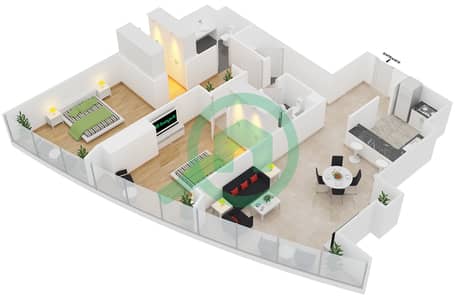 Sun Tower Floor plans - Al Reem Island | Bayut Abu Dhabi