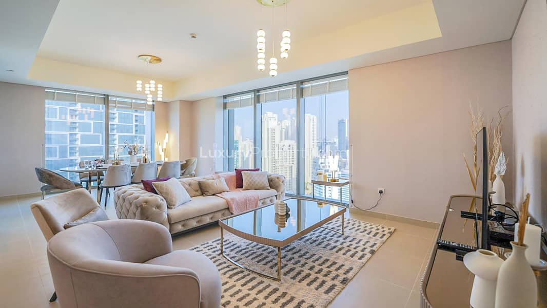 Furnished | Full Marina and Sea Views Furnished | Full Marina and Sea Views