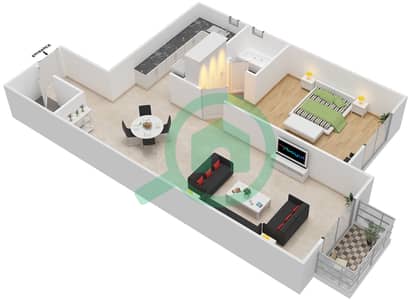 Siena 1 - 1 Bedroom Apartment Unit 22 SIENA 1 Floor plan