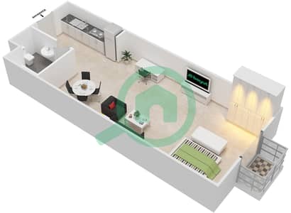 Florence 1 - Studio Apartment Unit 7 FIRST FLOOR Floor plan