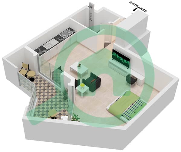 Type B Unit 1,21 Floor 2-4 
Unit 11 Floor 5-6 
Unit 9 Floor 7-8