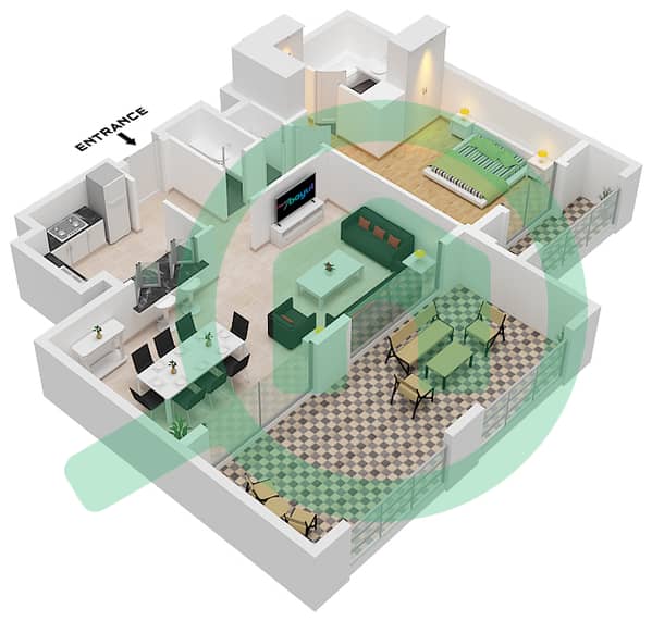 Type B Unit 1,19 Floor 1
