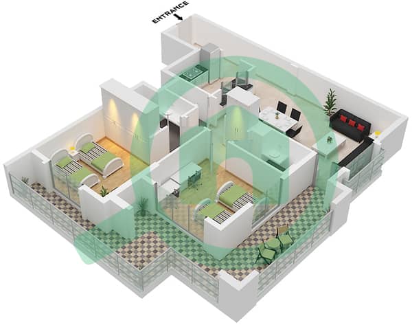 Type D Unit 1,14 Floor Ground