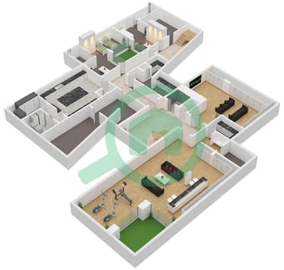 Lunaria - 6 Bedroom Villa Type A Floor plan
