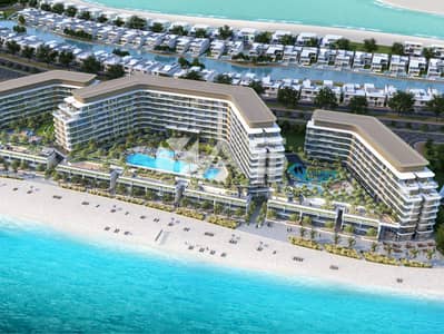 2 Cпальни Апартамент Продажа в Аль Сеанниа, Умм-эль-Кайвайн - Ariel view - lagoon side. jpg