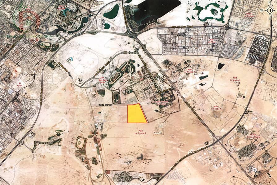 Lands for sale in Nad Al Shiba  Starting from 300 AED / SqFt
