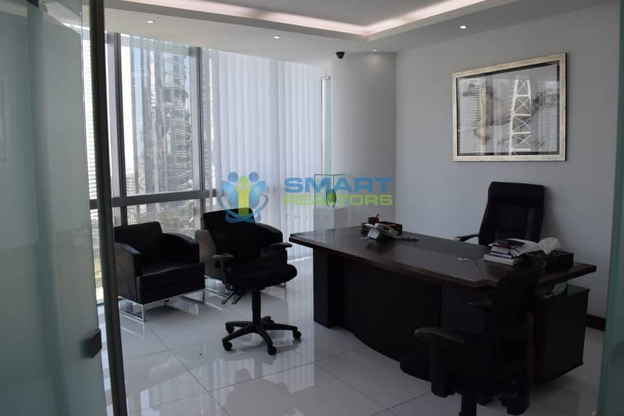 Furnished office in Almas Tower I Higher Floor with Very Nice View