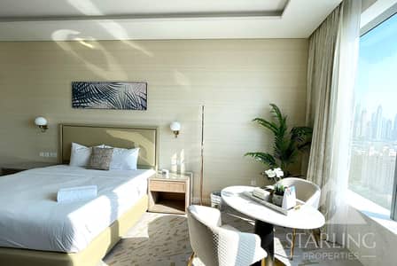 High Floor | Panoramic Views of Palm | Furnished
