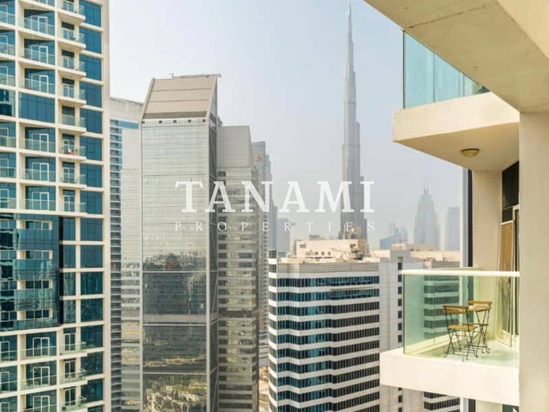 Fully Furnished | With Balcony | Burj Khalifa View