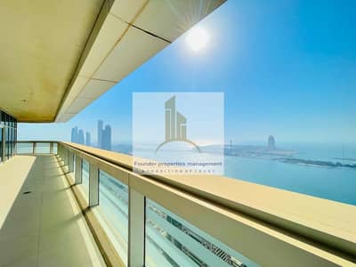 3 Bedroom Apartment for Rent in Corniche Area, Abu Dhabi - One Month Free!Home With Sea View 3 BHK+Maids Room + Facilities & 2 Underground Parking