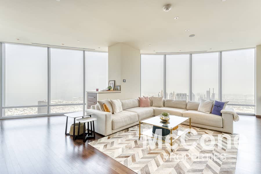 Luxury 4-Bed Penthouse | Furnished | High Floor