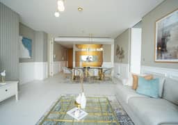Upgraded Fully Furnished Burj Facing High Floor