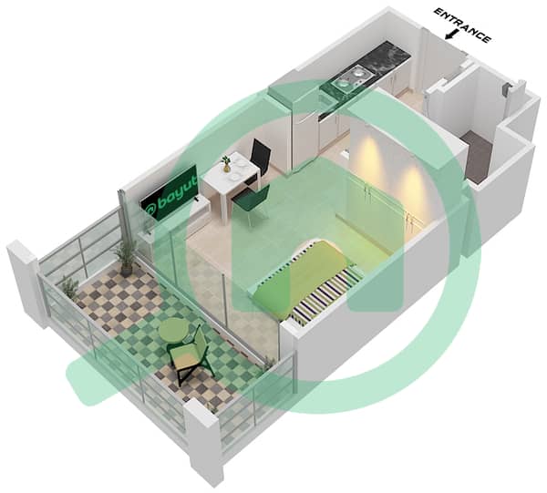 Type 2  Unit 6,5 Floor 1-7