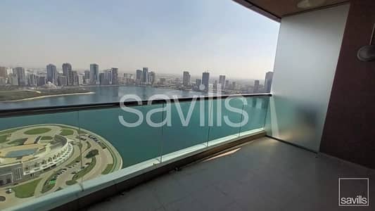 4 Bedroom Apartment for Rent in Al Majaz, Sharjah - 4 BR Sea View | Gym and Pool | Free Parking