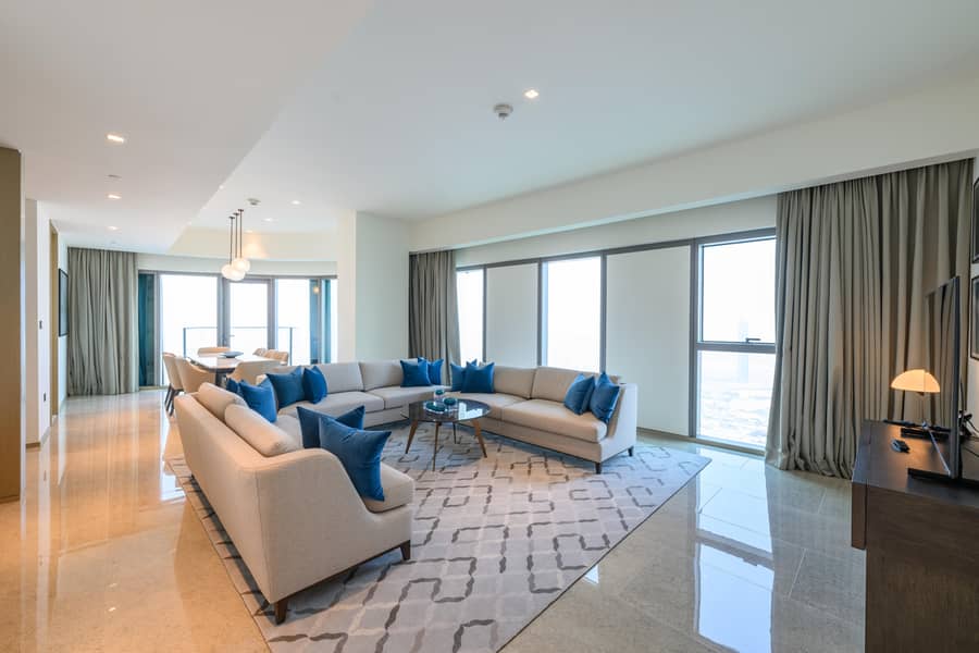 Vacant I Full Sea and Burj View| High Floor