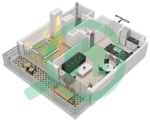 Type A Unit 2-3 Floor 1-18