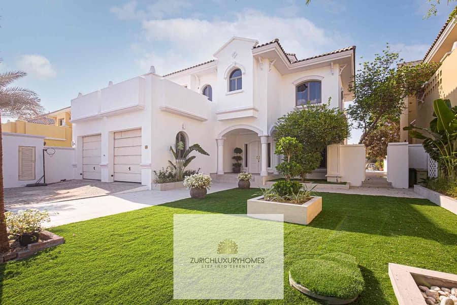 Atlantis View Furnished 5BR + M w/ Private Pool and Beach