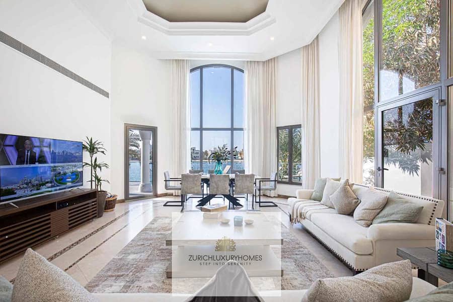 Atlantis View Furnished 5BR + M w/ Private Pool and Beach