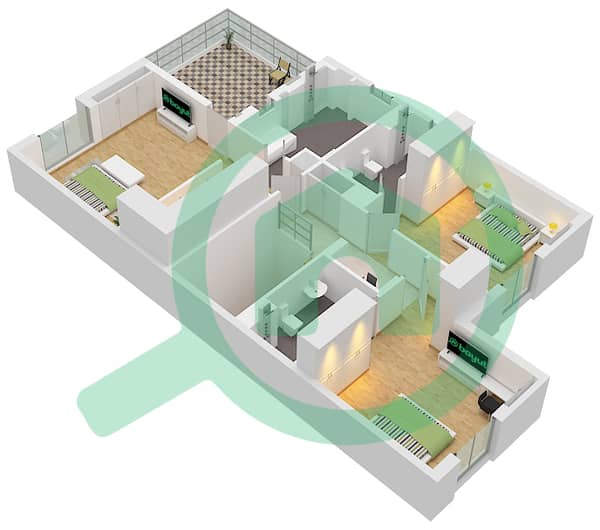 Type A 
Unit Corner 
First Floor