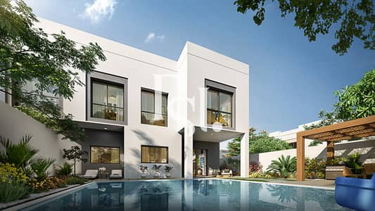 4 Bedroom Villa for Sale in Yas Island, Abu Dhabi - yas-island-yas-acres-magnolia-abu-dhabi-pool (5). jpg