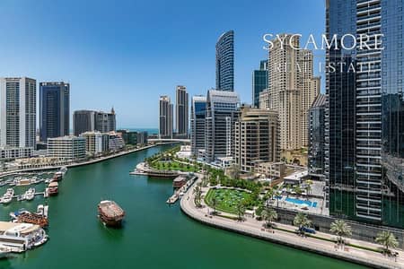 2 Bedroom Flat for Rent in Dubai Marina, Dubai - Furnished | Full Marina View | Vacant Now