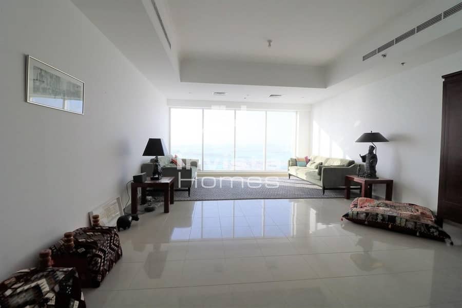 Large 3 Bedrooms + Maids - Full Sea View